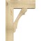 Ekena Millwork Olympic Block Rough Sawn Bracket w/ Offset Brace, Douglas Fir, 8"W x 22"D x 30"H BKT0806X22X30OLY05RDF - alternate 3